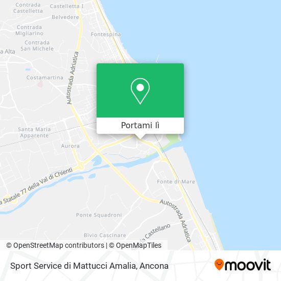 Mappa Sport Service di Mattucci Amalia