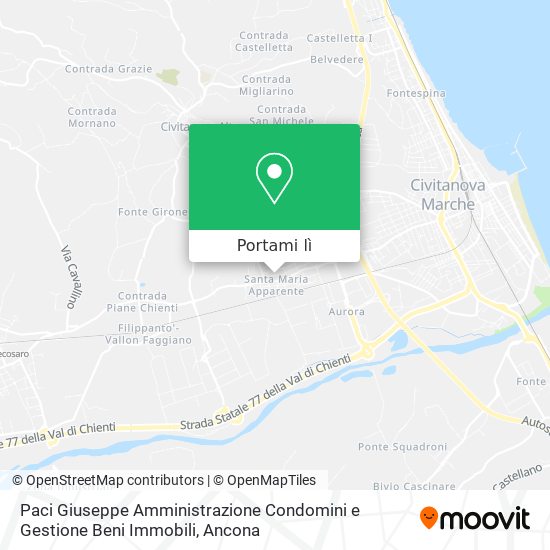 Mappa Paci Giuseppe Amministrazione Condomini e Gestione Beni Immobili