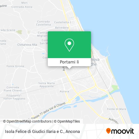 Mappa Isola Felice di Giudici Ilaria e C.