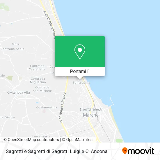 Mappa Sagretti e Sagretti di Sagretti Luigi e C