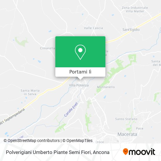 Mappa Polverigiani Umberto Piante Semi Fiori