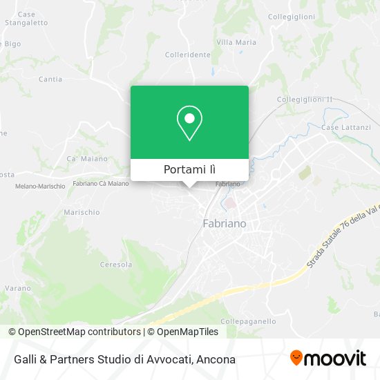 Mappa Galli & Partners Studio di Avvocati