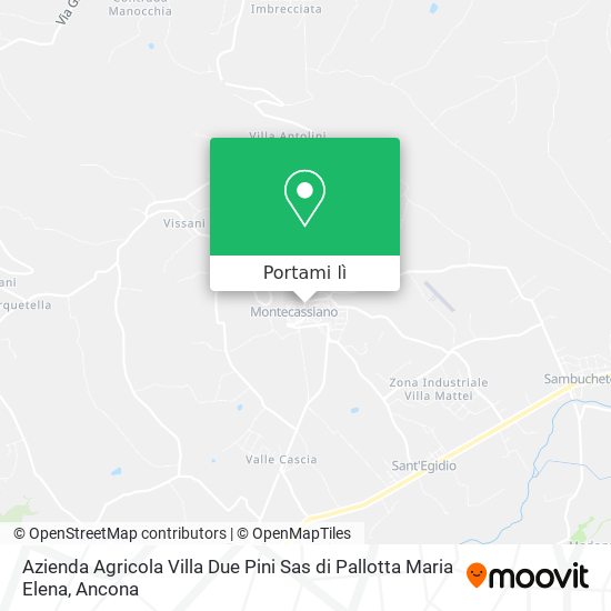 Mappa Azienda Agricola Villa Due Pini Sas di Pallotta Maria Elena