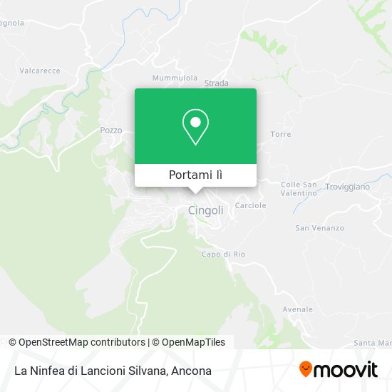 Mappa La Ninfea di Lancioni Silvana