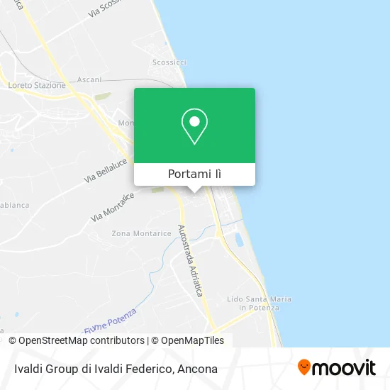 Mappa Ivaldi Group di Ivaldi Federico