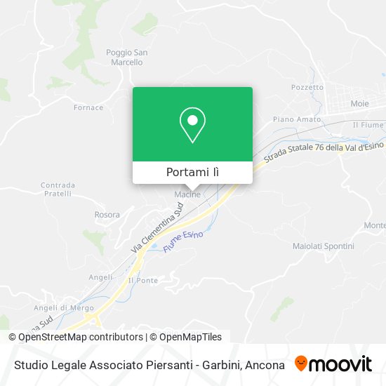 Mappa Studio Legale Associato Piersanti - Garbini