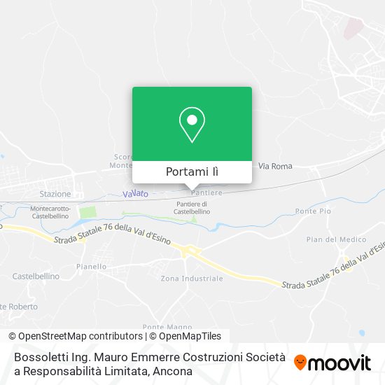 Mappa Bossoletti Ing. Mauro Emmerre Costruzioni Società a Responsabilità Limitata