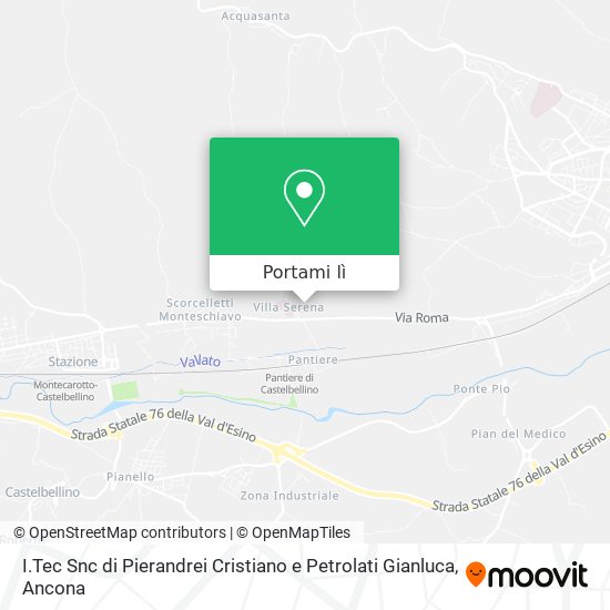 Mappa I.Tec Snc di Pierandrei Cristiano e Petrolati Gianluca