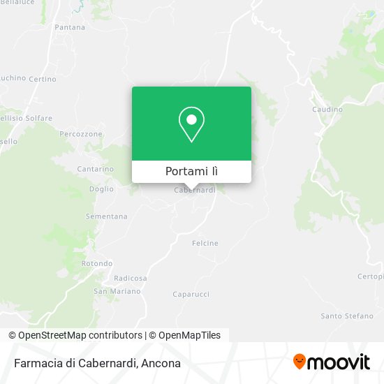 Mappa Farmacia di Cabernardi