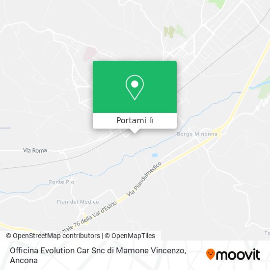 Mappa Officina Evolution Car Snc di Mamone Vincenzo