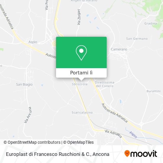 Mappa Europlast di Francesco Ruschioni & C.