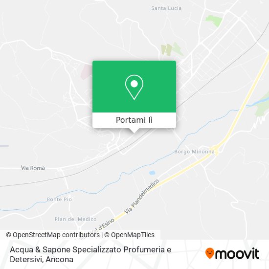 Mappa Acqua & Sapone Specializzato Profumeria e Detersivi