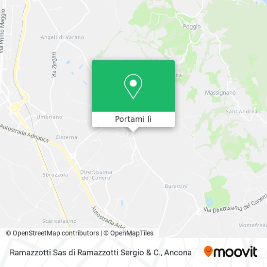 Mappa Ramazzotti Sas di Ramazzotti Sergio & C.