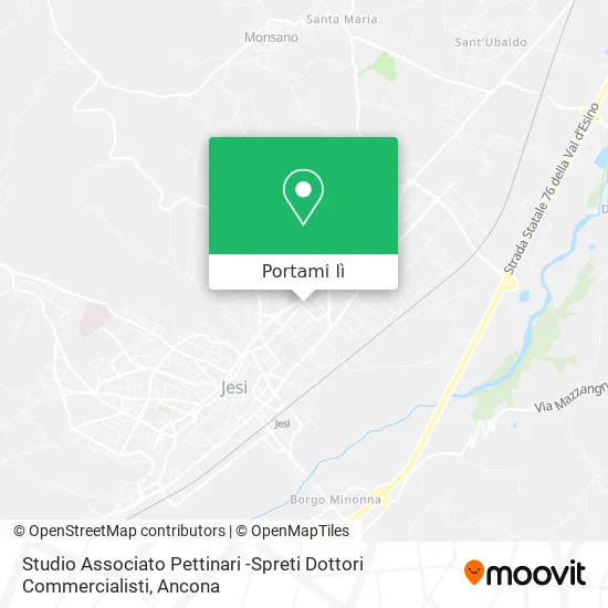 Mappa Studio Associato Pettinari -Spreti Dottori Commercialisti