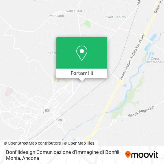 Mappa Bonfilidesign Comunicazione d'Immagine di Bonfili Monia