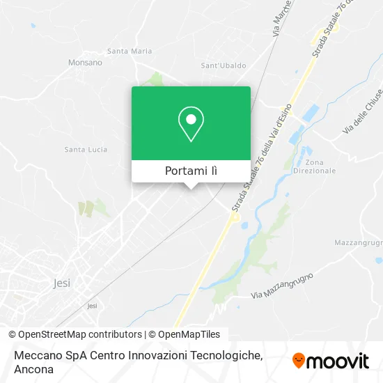 Mappa Meccano SpA Centro Innovazioni Tecnologiche