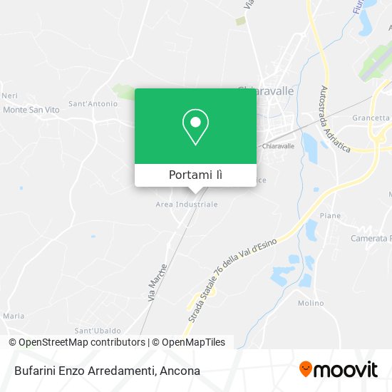 Mappa Bufarini Enzo Arredamenti