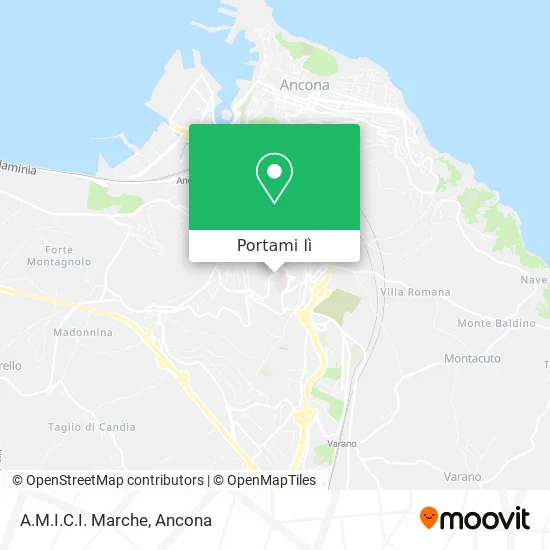 Mappa A.M.I.C.I. Marche