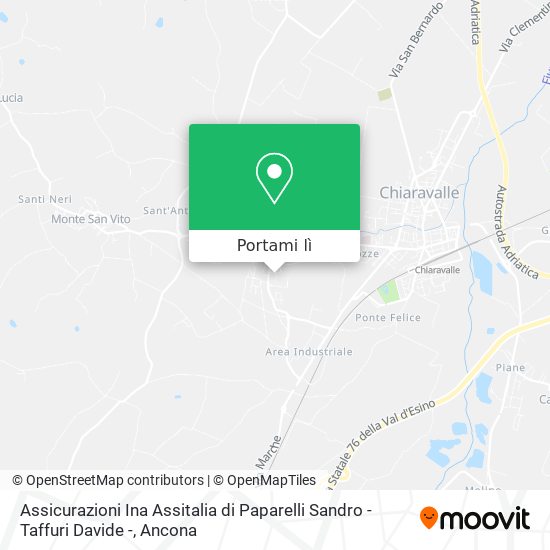 Mappa Assicurazioni Ina Assitalia di Paparelli Sandro - Taffuri Davide -
