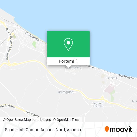 Mappa Scuole Ist. Compr. Ancona Nord