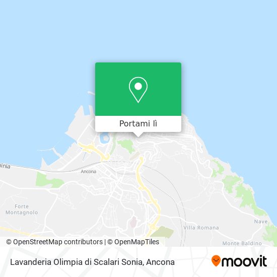 Mappa Lavanderia Olimpia di Scalari Sonia