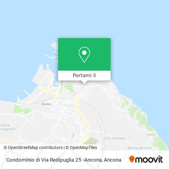Mappa Condominio di Via Redipuglia 25 -Ancona