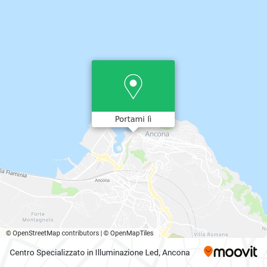 Mappa Centro Specializzato in Illuminazione Led