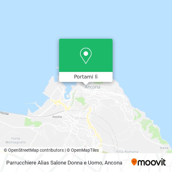 Mappa Parrucchiere Alias Salone Donna e Uomo