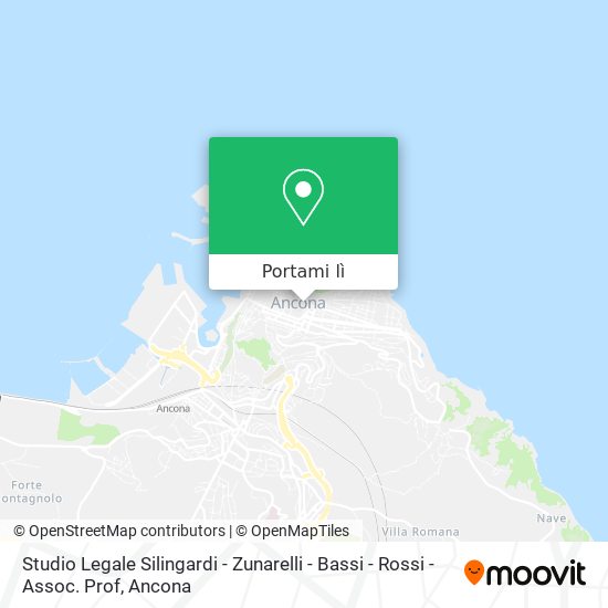 Mappa Studio Legale Silingardi - Zunarelli - Bassi - Rossi - Assoc. Prof