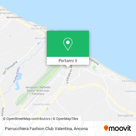 Mappa Parrucchiera Fashion Club Valentina