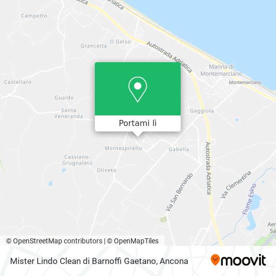 Mappa Mister Lindo Clean di Barnoffi Gaetano