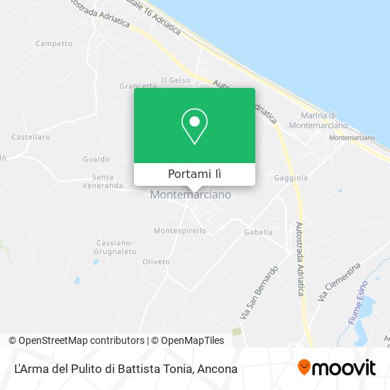 Mappa L'Arma del Pulito di Battista Tonia