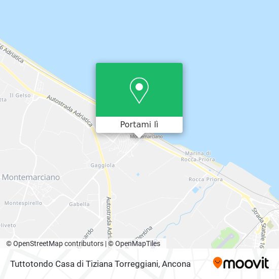 Mappa Tuttotondo Casa di Tiziana Torreggiani