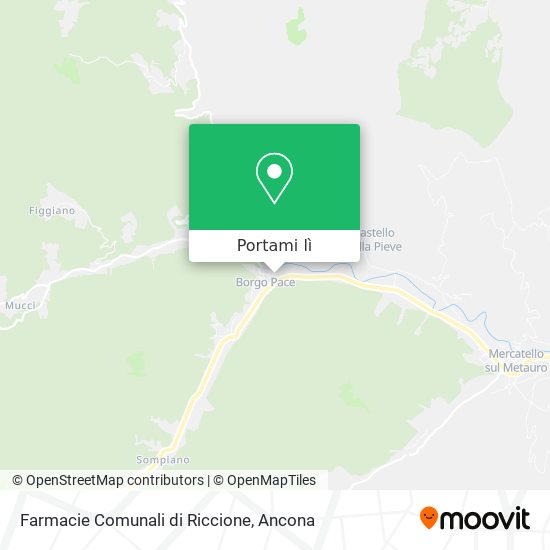 Mappa Farmacie Comunali di Riccione