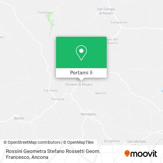 Mappa Rossini Geometra Stefano Rossetti Geom. Francesco
