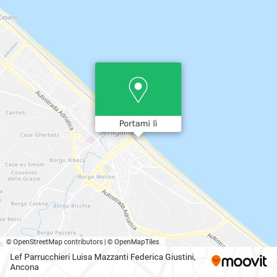 Mappa Lef Parrucchieri Luisa Mazzanti Federica Giustini