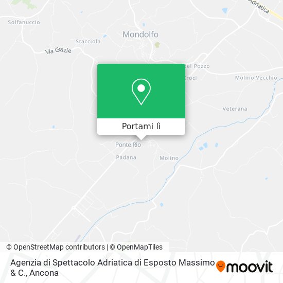 Mappa Agenzia di Spettacolo Adriatica di Esposto Massimo & C.