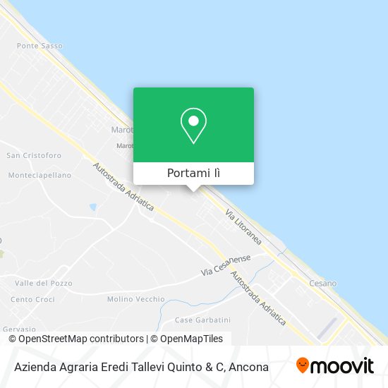 Mappa Azienda Agraria Eredi Tallevi Quinto & C