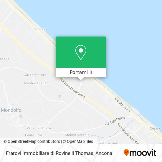 Mappa Frarovi Immobiliare di Rovinelli Thomas
