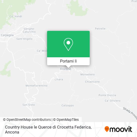 Mappa Country House le Querce di Crocetta Federica