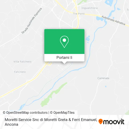 Mappa Moretti Service Snc di Moretti Greta & Ferri Emanuel