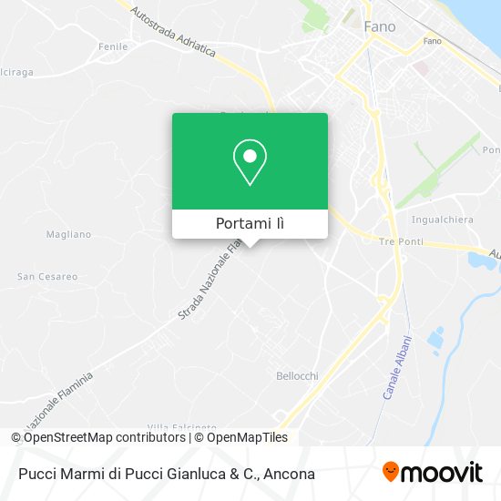 Mappa Pucci Marmi di Pucci Gianluca & C.