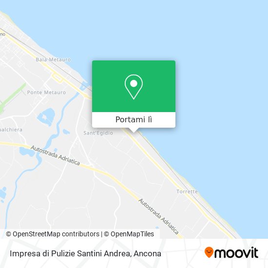 Mappa Impresa di Pulizie Santini Andrea