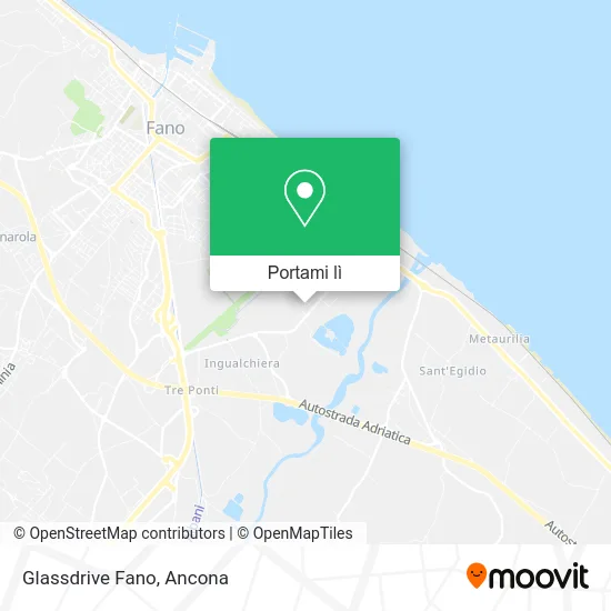 Mappa Glassdrive Fano
