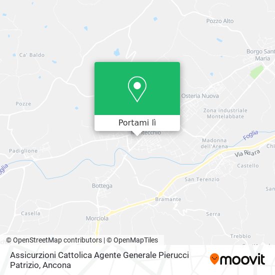 Mappa Assicurzioni Cattolica Agente Generale Pierucci Patrizio