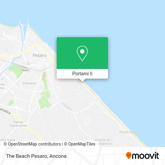 Mappa The Beach Pesaro