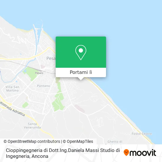 Mappa Cioppingegneria di Dott.Ing.Daniela Massi Studio di Ingegneria