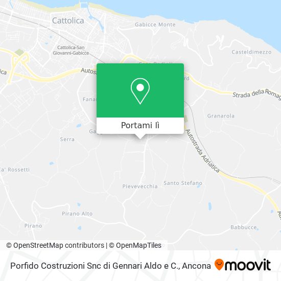 Mappa Porfido Costruzioni Snc di Gennari Aldo e C.