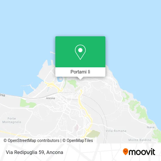 Mappa Via Redipuglia 59