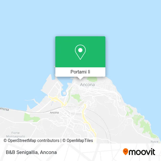 Mappa B&B Senigallia
